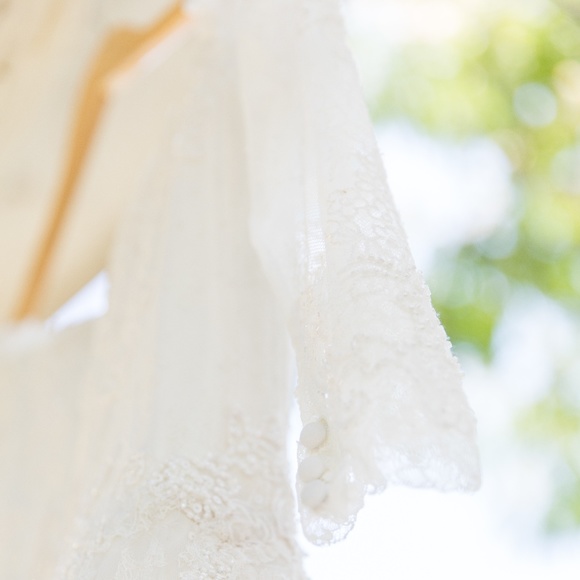 La Sposa Off-Shoulder Lace Wedding Dress - Picture 5 of 7